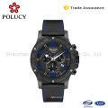 Leather Display Glass Top Mens Wood Carbon Fiber Watch Case